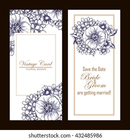 Abstract flower background with place for your text