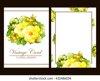 Abstract flower background with place for your text