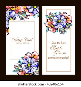 Abstract flower background with place for your text