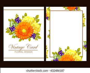 Abstract flower background with place for your text