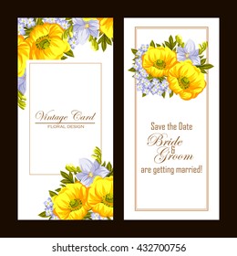 Abstract flower background with place for your text