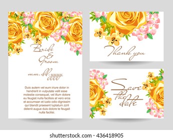 Abstract flower background with place for your text