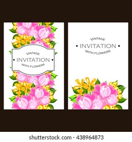 Abstract flower background with place for your text