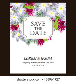 Abstract flower background with place for your text