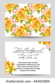 Abstract flower background with place for your text