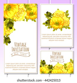Abstract flower background with place for your text