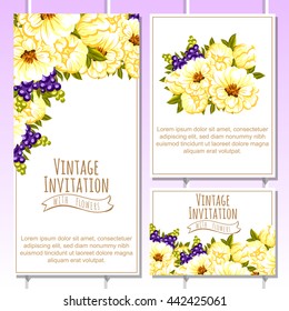 Abstract flower background with place for your text