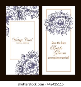Abstract flower background with place for your text