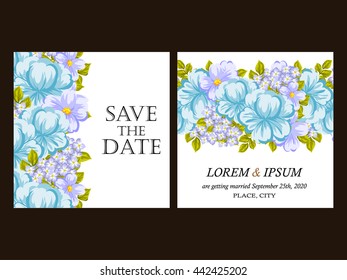 Abstract flower background with place for your text