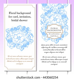 Abstract flower background with place for your text