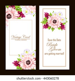 Abstract flower background with place for your text
