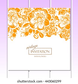 Abstract flower background with place for your text