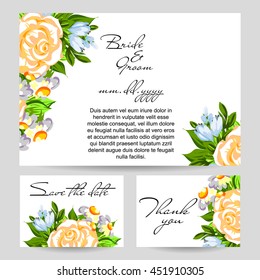 Abstract flower background with place for your text