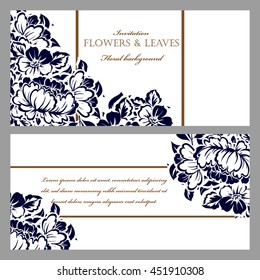 Abstract flower background with place for your text