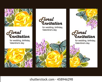 Abstract flower background with place for your text