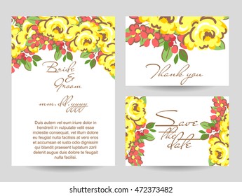 Abstract flower background with place for your text