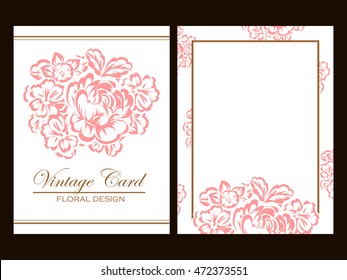 Abstract flower background with place for your text