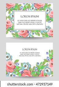 Abstract flower background with place for your text