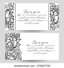 Abstract flower background with place for your text