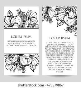 Abstract flower background with place for your text