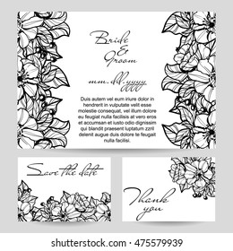 Abstract flower background with place for your text