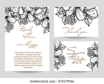 Abstract flower background with place for your text