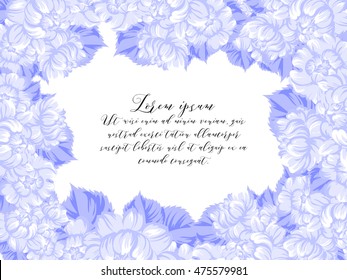 Abstract flower background with place for your text