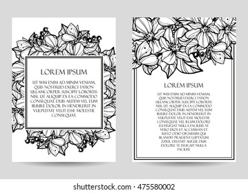 Abstract flower background with place for your text