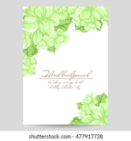 Abstract flower background with place for your text