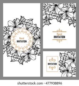 Abstract flower background with place for your text