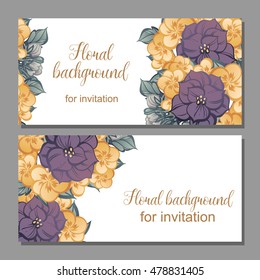 Abstract flower background with place for your text