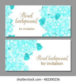Abstract flower background with place for your text