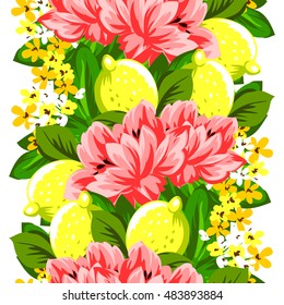 Abstract flower background with place for your text