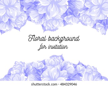 Abstract flower background with place for your text