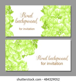 Abstract flower background with place for your text