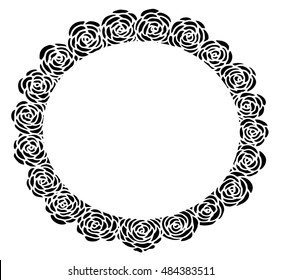 Abstract flower background with place for your text, hand drawing