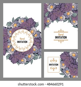 Abstract flower background with place for your text