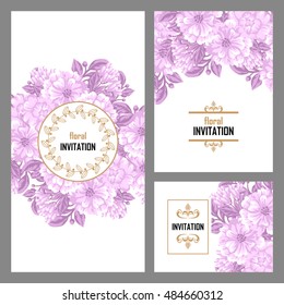 Abstract flower background with place for your text