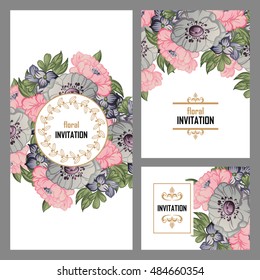 Abstract flower background with place for your text