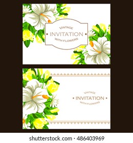 Abstract flower background with place for your text