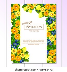 Abstract flower background with place for your text