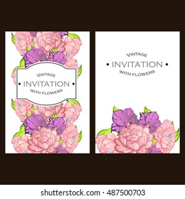 Abstract flower background with place for your text