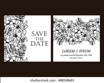 Abstract flower background with place for your text