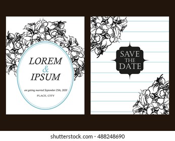 Abstract flower background with place for your text