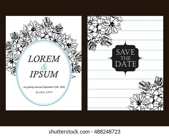 Abstract flower background with place for your text
