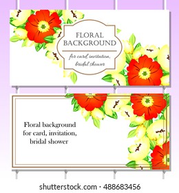 Abstract flower background with place for your text