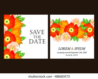 Abstract flower background with place for your text
