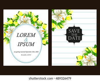 Abstract flower background with place for your text
