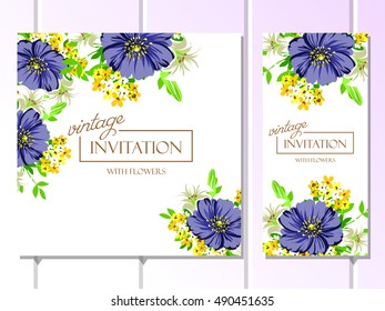 Abstract flower background with place for your text