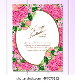 Abstract flower background with place for your text
